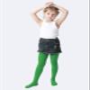 EVERSWE Girls Semi Opaque Footed Tights, Microfiber Tights (11-13, Clover Green) view 4