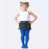 EVERSWE Girls Semi Opaque Footed Tights, Microfiber Tights (8-10, Lapis Blue) view 4
