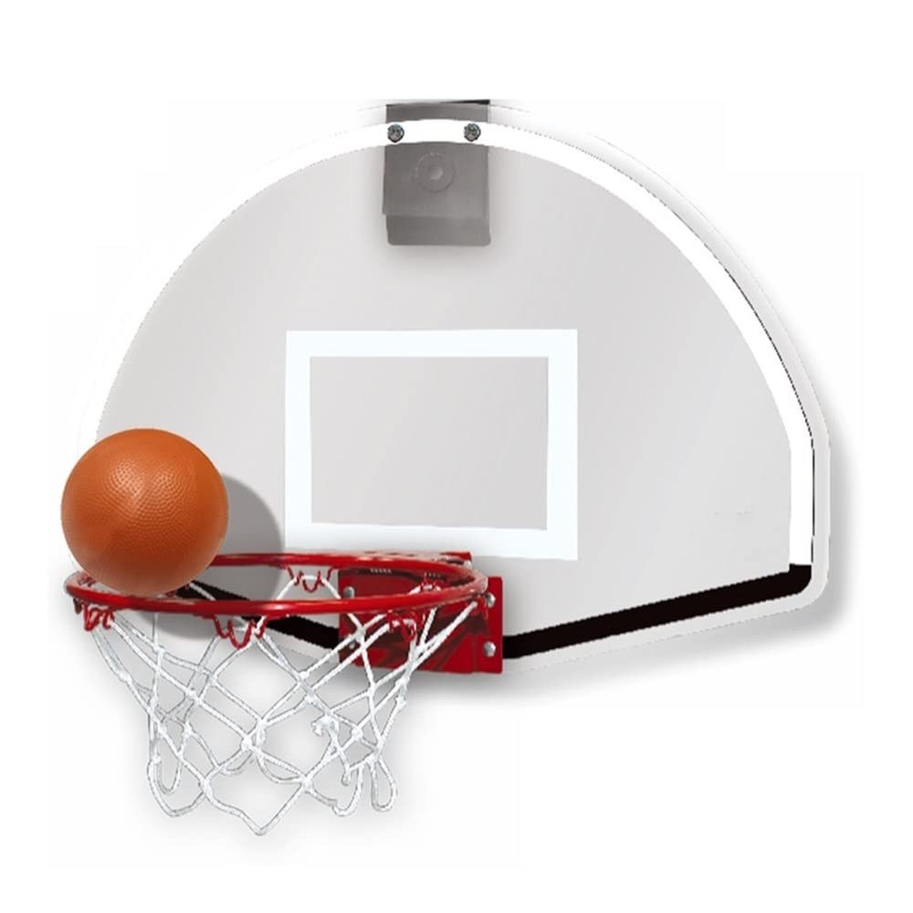 Wall-mountedBasketball+Rim Kids Basketball Hoop Set 45.7X33 Cm Indoor Basketball Hoop with 1 Ball and Pump,Mini Basketball Rim-Boys Girls and Adults Suitable for Indoor and Outdoor backboards