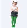 EVERSWE Girls Semi Opaque Footed Tights, Microfiber Tights (2-4, Clover Green) view 3