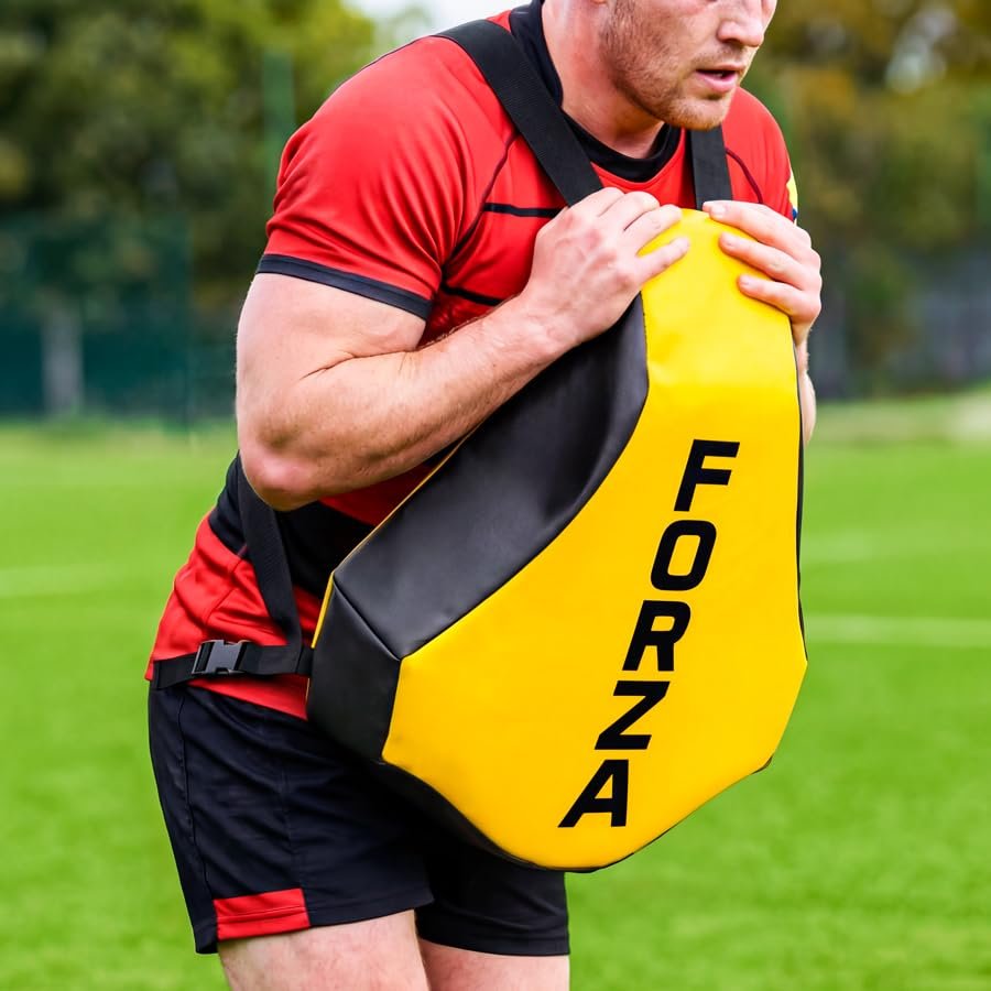 FORZA Rugby Body Tackle Pad  Senior Rugby Training Pad with High-Density Foam for Contact & Tackling Drills