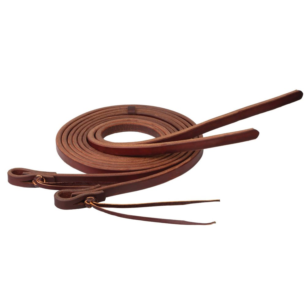 Weaver Leather Working Tack Extra Heavy Harness Split Reins with Pineapple Knot Ends, 5/8" x 8'
