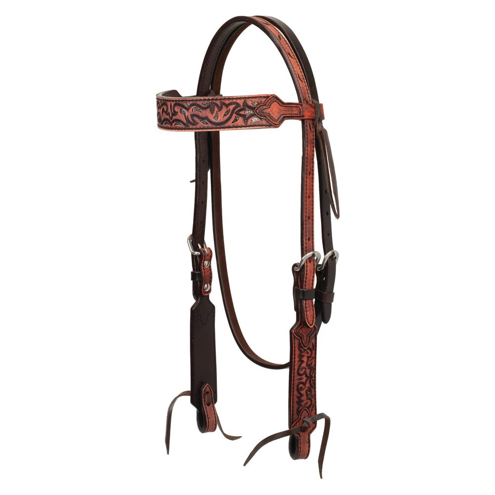 Turquoise Cross Pioneer Browband Headstall