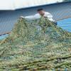 LGLFDJ Outdoor Hidden Camo Netting, Large Building Cover Camouflage Net, Bulk Roll Garden Canopy Sunshade Camouflage Netting, for Hunting Blinds (Size : 2X8m(6.5ft X 26ft)) view 1