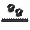 Monstrum Picatinny Rail Mount for Marlin 336/1894/1895 | 0 MOA | Precision Picatinny Scope Rings | 1 inch Diameter/High Profile | Bundle view 1