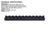 Monstrum Picatinny Rail Mount for Marlin 336/1894/1895 | 0 MOA | Precision Picatinny Scope Rings | 1 inch Diameter/High Profile | Bundle view 3