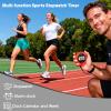 PULIVIA Sports Stopwatch Timer Single Lap Split Digital Stop Watch for Sports Kids Coaches Swimming Running, Red view 2