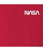 Go All Out Medium Red Men NASA Worm Logo Left Chest Sweatshirt Crewneck view 3
