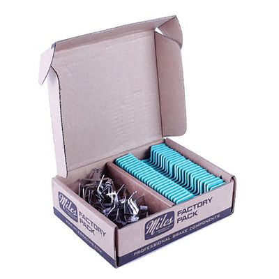 MILES RACING - Factory Pack of 25 Pairs - Cantilever Type Brake  Organic, Shimano, FSA, TEKTRO, TRP (Pack of 25 MI-ORG-67)