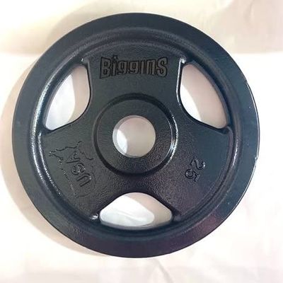 Biggins Machined Cast 2.0 Iron 25Lb Olympic Weight Plate Pair