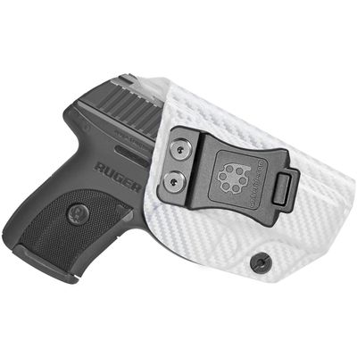 Amberide Ruger LC9/LC9s/LC380/EC9s IWB Holster,Kydex-Boltaron Inside Waistband Fit Ruger LC9 Series 9mm/.380,Secure Retention,Quick Draw,030 Cant