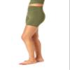 Anne Cole Women's High Waist Bike Short, Green, S view 3