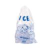 10lb Ice Bags with Drawstring- 100 Pack, Clear, Plastic Bag For Ice Storage, Leak Resistant for Camping, Coolers, Parties, & More view 1