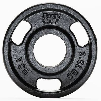 Biggins Machined Cast 1.0 Iron 2.5Lb Olympic Weight Plate Pair