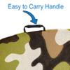 Tidal Wake TAG-IT  52" Pointed Nose Wake Surf & Wakeboard Sock with EZ Carry Handle & Built-in Name Tab  Personalize & Protect WakeSurf, Wake or Foil Boards - Brown & Green-Camo view 4