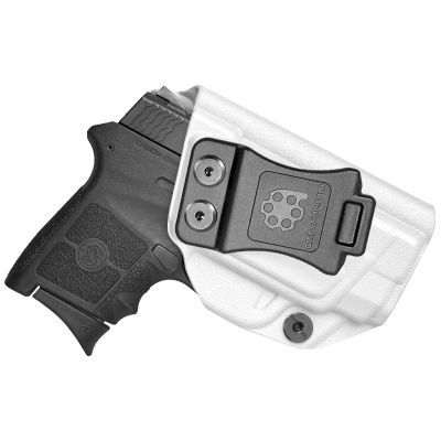 Amberide Bodyguard 380 IWB Holster, Kydex-Boltaron Inside Waistband Holster for S&W Bodyguard 380 .380 Auto Pistol (Non-Laser Model), Secure Retention, 030 Adjustable Cant
