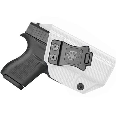 Amberide Glock 42 IWB Holster,Kydex-Boltaron Inside Waistband Fit Glock 42 .380,Secure Retention,Quick Draw,030 Cant