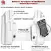 Amberide Bodyguard 380 IWB Holster, Kydex-Boltaron Inside Waistband Holster for S&W Bodyguard 380 .380 Auto Pistol (Non-Laser Model), Secure Retention, 030 Adjustable Cant view 4