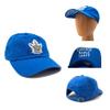 AMERICAN NEEDLE New Raglin Officially Licensed NHL Toronto Maple Leafs Hockey Team Hat (36672A-TML-DERO) view 2