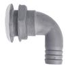 White Water 6655N-90-SCP 90 Degree Thru-Hull Scupper with Stainless Trim, 1-1/2" view 4