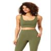 Anne Cole womens Anne Cole Scoop Bra Top Shirt, Green, Small US view 1
