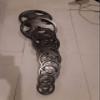 Biggins Machined Cast 2.0 Iron 5Lb Olympic Weight Plate Pair view 3