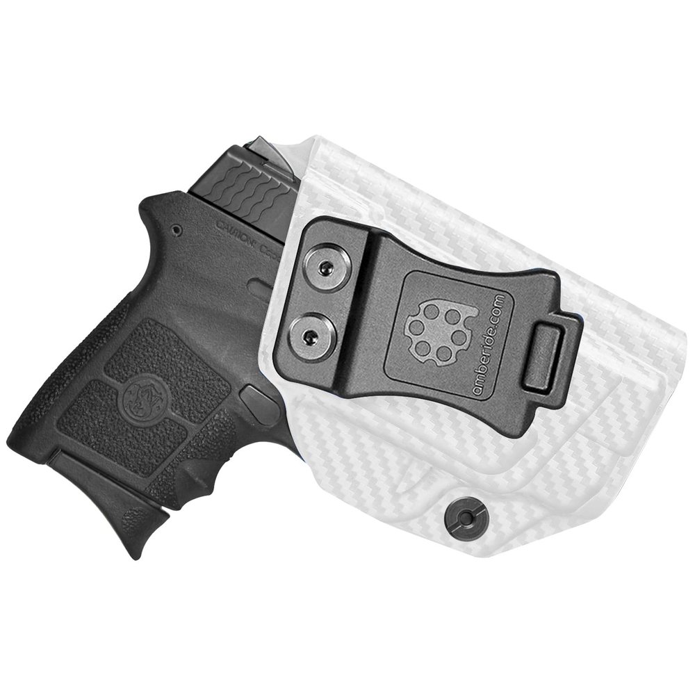 Amberide Bodyguard 380 IWB Holster, Kydex-Boltaron Inside Waistband Holster for S&W Bodyguard 380 .380 Auto Pistol (Non-Laser Model), Secure Retention, 030 Adjustable Cant