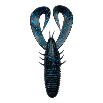 Stroker Craw, Black N' Blue Flake, 2.4"