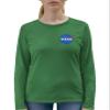 3X-Large Kelly Mens NASA Blue Meatball Left Chest Logo Long Sleeve T-Shirt view 4