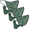 Botmois Men's See-throuhg Cheeky Briefs Bikini String Panties Pucker Back Bikini Briefs Sexy Sheer Underwear 3 Pack(Dark Green) XL view 1