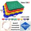 CXKJP 30.5cm Modular Interlocking Floor Tiles, Indoor Outdoor Weatherproof Sports Floors, for Basketball Court Tennis Court Kindergarten (Color : Blue, Size : 1PCS) view 2