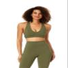 Anne Cole Women's X Back Max Support Bra Top, Green, XL view 1