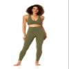 Anne Cole Women's X Back Max Support Bra Top, Green, XL view 3