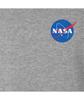 Go All Out Medium Athletic Heather Mens NASA Blue Meatball Left Chest Logo Sweatshirt Crewneck view 2