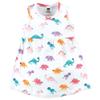 Hudson Baby Infant and Toddler Girl Cotton Dress and Cardigan Set, Cute-A-Saurus, 9-12 Months view 4