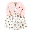 Hudson Baby baby girls Hudson Infant and Toddler Girl Cotton Cardigan Set, Sweet Bakery Casual Dress, Sweet Bakery, 4-5T US view 1