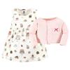 Hudson Baby baby girls Hudson Infant and Toddler Girl Cotton Cardigan Set, Sweet Bakery Casual Dress, Sweet Bakery, 4-5T US view 3