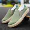 New Large Size Men's Shoes Ice Silk Canvas Shoes Slip-on Casual Shoes view 2