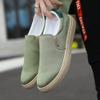New Large Size Men's Shoes Ice Silk Canvas Shoes Slip-on Casual Shoes view 3