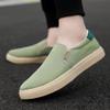 New Large Size Men's Shoes Ice Silk Canvas Shoes Slip-on Casual Shoes view 4