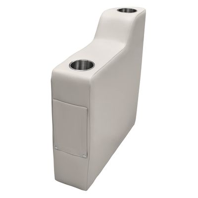 Wise 3010-804 Premier Series Pontoon Right Radius Arm Rest, Stone