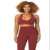 Anne Cole womens Anne Cole X Back Max Support Bra Top Shirt, Raisin, Small US view 1