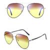 Hvsport Sunglasses Polarized Night Vision Goggles, Driving Sunglasses, Day and Night, Anti-high Beam Driving Sunglasses (Color : Silver, Size : 140mm) view 2
