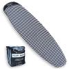 Ho Stevie! SUP Sock Cover - Stretchy Protective Bag for Stand Up Paddle Boards [CHOOSE SIZE & COLOR] (Black/White, 12'0") view 1
