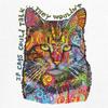 If Cats Could Talk They Wouldn't T-Shirt Cute Dean Russo Men's Tee White Small view 3