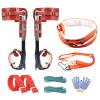 TWSOUL Climbing Spikes with Multi-Functional Belt, Stainless Steel Climbing Steps Gear with Cattle Hide Leggings Straps and Extra Straps for Outdoor Jungle Survival Fruit Picking view 1