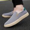 New Large Size Men's Shoes Ice Silk Canvas Shoes Slip-on Casual Shoes view 4