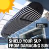 Ho Stevie! SUP Sock Cover - Stretchy Protective Bag for Stand Up Paddle Boards [CHOOSE SIZE & COLOR] (Black/White, 10'0") view 4