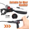 BUCKLOS Zoom Mountain Bike MTB 4 Piston Hydraulic Disc Brakes Set - Left Front 850mm Right Rear 1550mm Hydraulic Brake Aluminum Alloy Lever with Caliper is/PM Adapter Fit EBike/Fat Bike(Pre-Bled) view 4