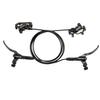BUCKLOS Zoom Mountain Bike MTB 4 Piston Hydraulic Disc Brakes Set - Left Front 850mm Right Rear 1550mm Hydraulic Brake Aluminum Alloy Lever with Caliper is/PM Adapter Fit EBike/Fat Bike(Pre-Bled) view 1